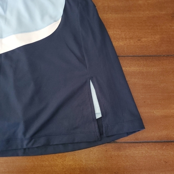 Slazenger Navy Blue Golf Skirt Skort Sport Women's Medium M Wicking Breathable - Picture 5 of 10